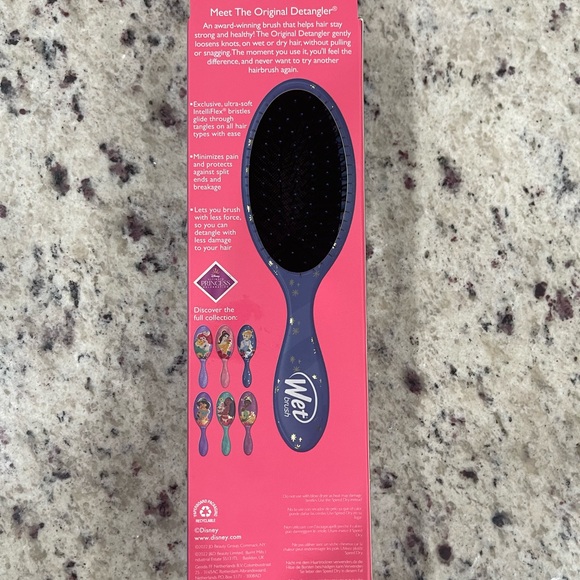 🆕DISNEY PRINCESS- CINDERELLA-Limited edition Wet Brush Detangler Hair Brush NWT - Picture 4 of 6